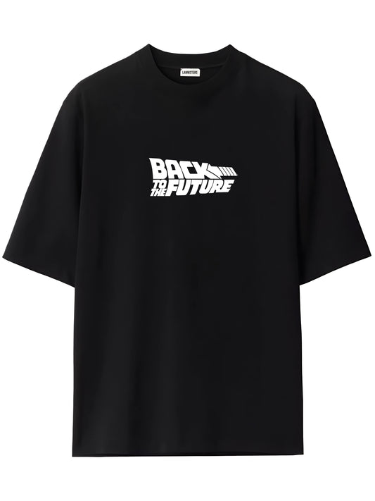 Retro DeLorean Oversized T-Shirt – Back to the Future Edition